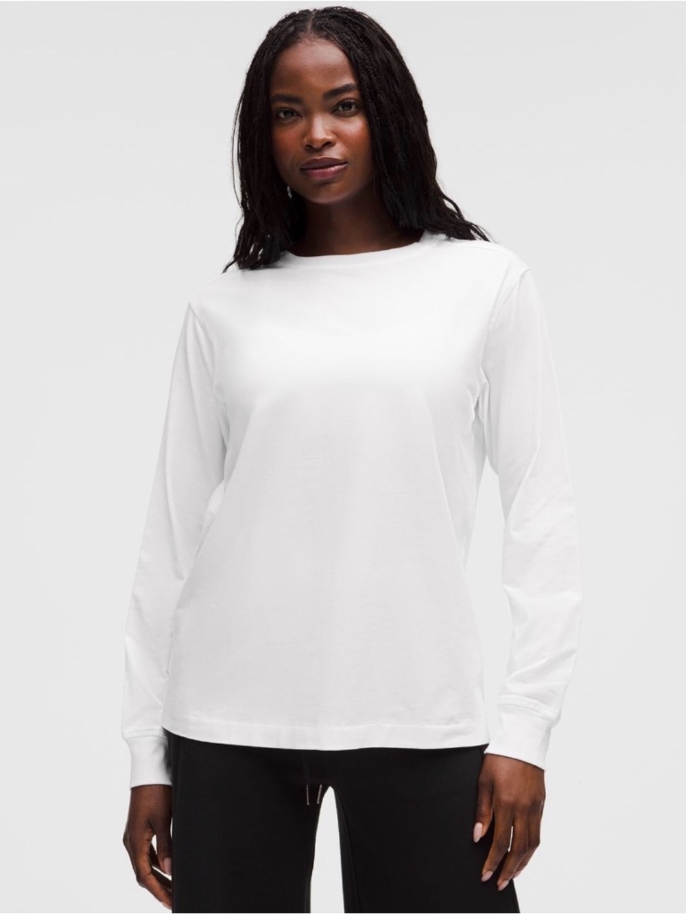 lululemon athletica Women's Long Sleeve Tee in White